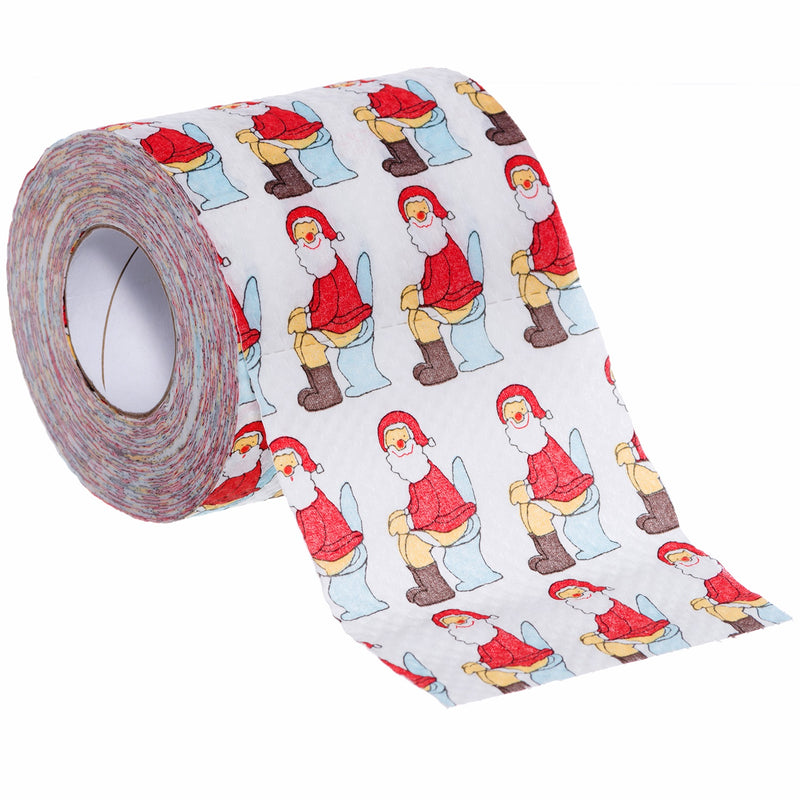 Christmas Design Toilet Paper Roll - Santa OH!