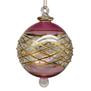 Crossed Lattice Stipple Ball - Pink