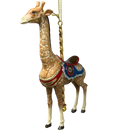 Resin Carousel Assortment Ornament - Giraffe