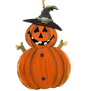 Jack The Pumpkin Stack  Wooden Ornament