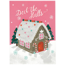 Candy Shoppe Christmas Card Set - Deck the Halls Gingerbread House