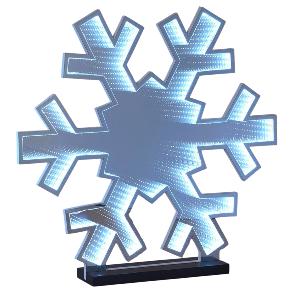 Infinity Led Snowflake Infinity Lighted Holiday Snowflake 30 inch LED Display – The Country ...