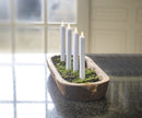 White LED Resin - 2 Piece Taper Candle Set - Battery Operated - by LuxuryLite - view 4
