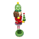 Resin Nutcracker with Moving Digital Eyes - 16 Inch