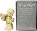 Worry Angel Figurine with Prayer Message