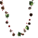 Lighted Pinecone Garland - Christmas >> Garland - by Gerson