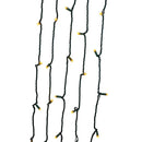 100-Light Classic Warm White LED Green Wire Light Set