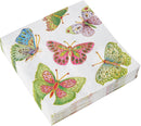 Jeweled Butterflies (Pearl) - Cocktail Napkin