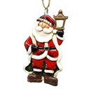 Clay-Style Santa Ornament - Lantern