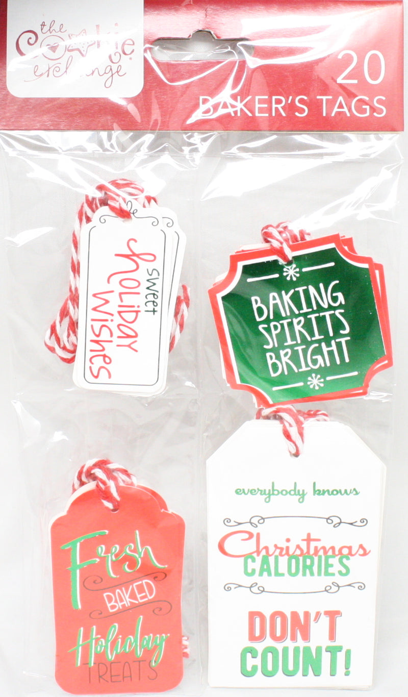 Bakers Gift Tags - Sweet Holiday Wishes