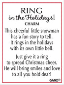 Ring in the Holidays - Snowman Charm