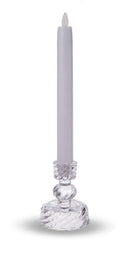 Swirl Glass Taper Holder - 4.5 Inch