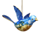 Blown Glass Bluebird - Azure Sky