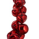 70 Inch Metal Jingle Bell Garland - Red - Christmas >> Garland - by Gerson