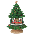 Musical Christmas Tree with Rotating Santa Train – 14 Inch - Christmas >> Decor - by Roman