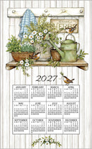 2027 Linen Calendar Towel - Fresh Herbs - Calendars - by Kay Dee Design