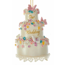 3 inch Resin Our Wedding Cake Ornament
