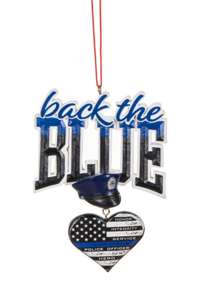 Back the Blue - Police ornament