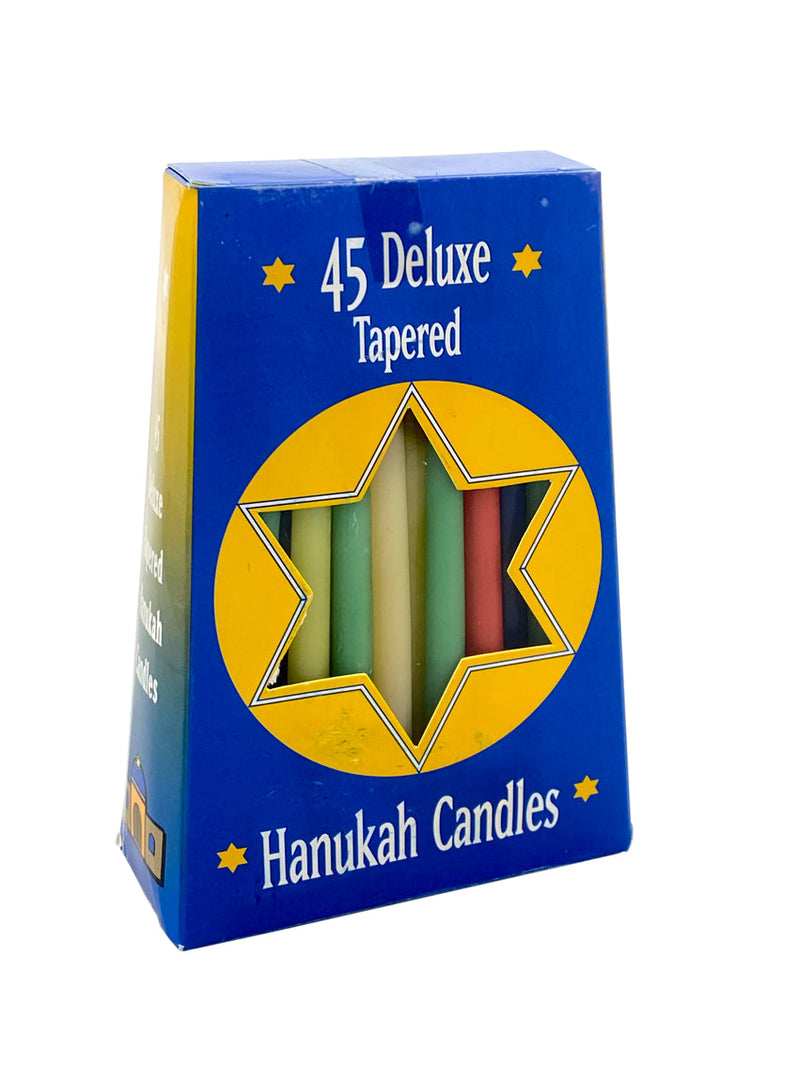 Hanukah Candles Assorted Rainbow