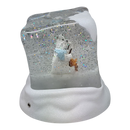 Lighted Swirl Polar Bears Cube Snowglobe - Christmas >> Snowglobes - by Confetti Lites - view 4