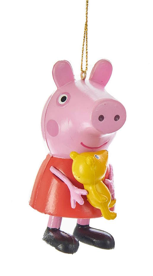 Peppa Pig Plastic Ornament - Teddy