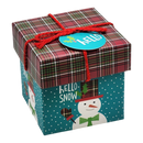 Gift Box Cube for Gift Cards - 3" x 3" -  Hello Snow