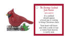 The Christmas Cardinal from Heaven Charm
