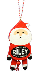 Dancing Wooden Ornament (L - Z) -