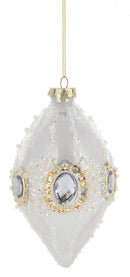 Elegant Vintage Jewel Glass Ornament - - Christmas >> Ornaments >> Glass - by Midwest - view 4