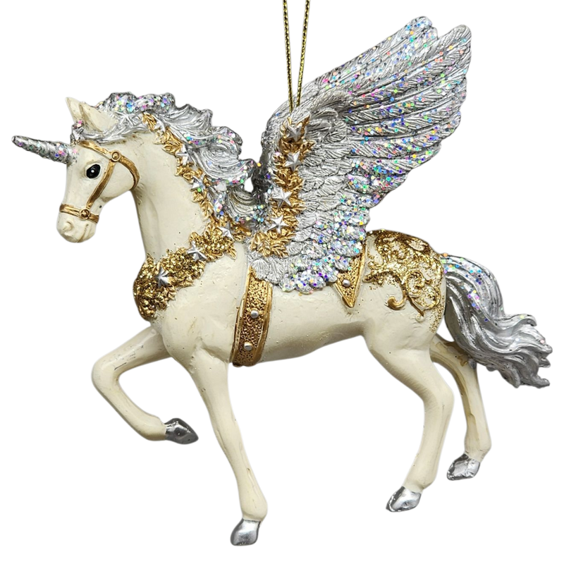 Celestial Pegasus Ornament - Approximately 5 Inches