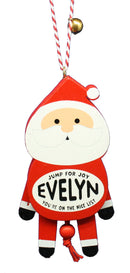 Dancing Wooden Ornament (E - J) -