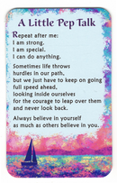 Wallet Card - A Little Pep Talk