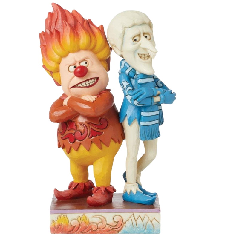 Heat Miser And Snow Miser Figurine - "Polar Opposites"