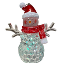 3.75"LED Snowman With Red Hat Ornament
