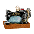 Old World Christmas Sewing Machine Glass Blown Ornament
