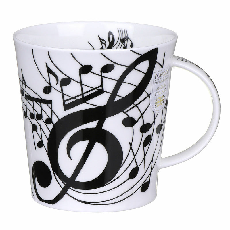 Cair Dunoon Ebony Music  Bone China Mug