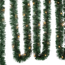 18 Foot Lighted Green Pine Garland