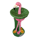 Flamingo Magnesium Bird Bath - 29 Inches Tall - Home & Living >> Garden - by Gerson - view 2