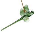 Egyptian Glass Dragonfly Ornament - Green