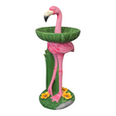 Flamingo Magnesium Bird Bath - 29 Inches Tall - Home & Living >> Garden - by Gerson