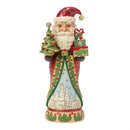 Nutcracker Santa Figurine With Tree Classic