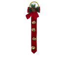Red Door Hanger With Gold Bells