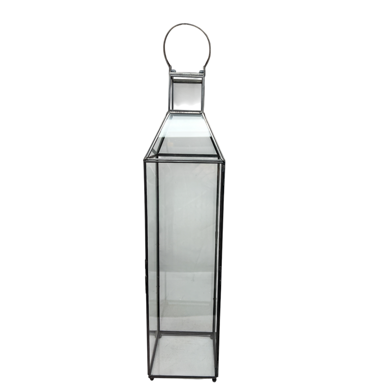 Elegant Metal & Glass Lantern