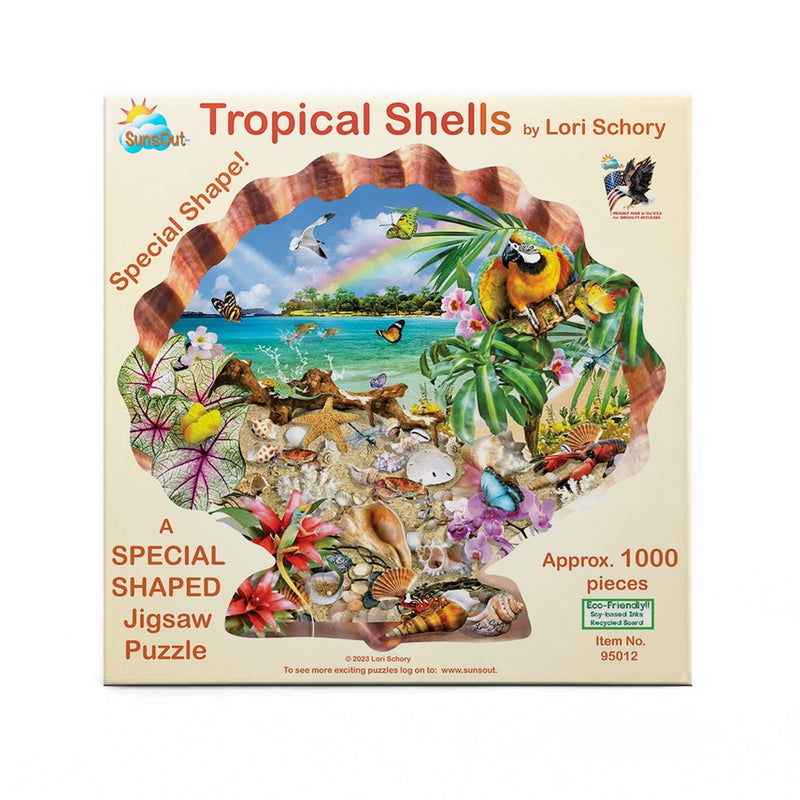 Tropical Shells Shaped Puzzle