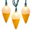 Ice Cream Cone Light Set - 10 Lights