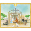 Peaceful Creche Scene Boxed Christmas Cards - Christmas >> Boxed Christmas Cards - by Caspari