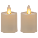 LED Resin Votive Candles with Moving Flickering Flame