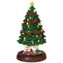 Lighted Musical Tree Village with Moving Train