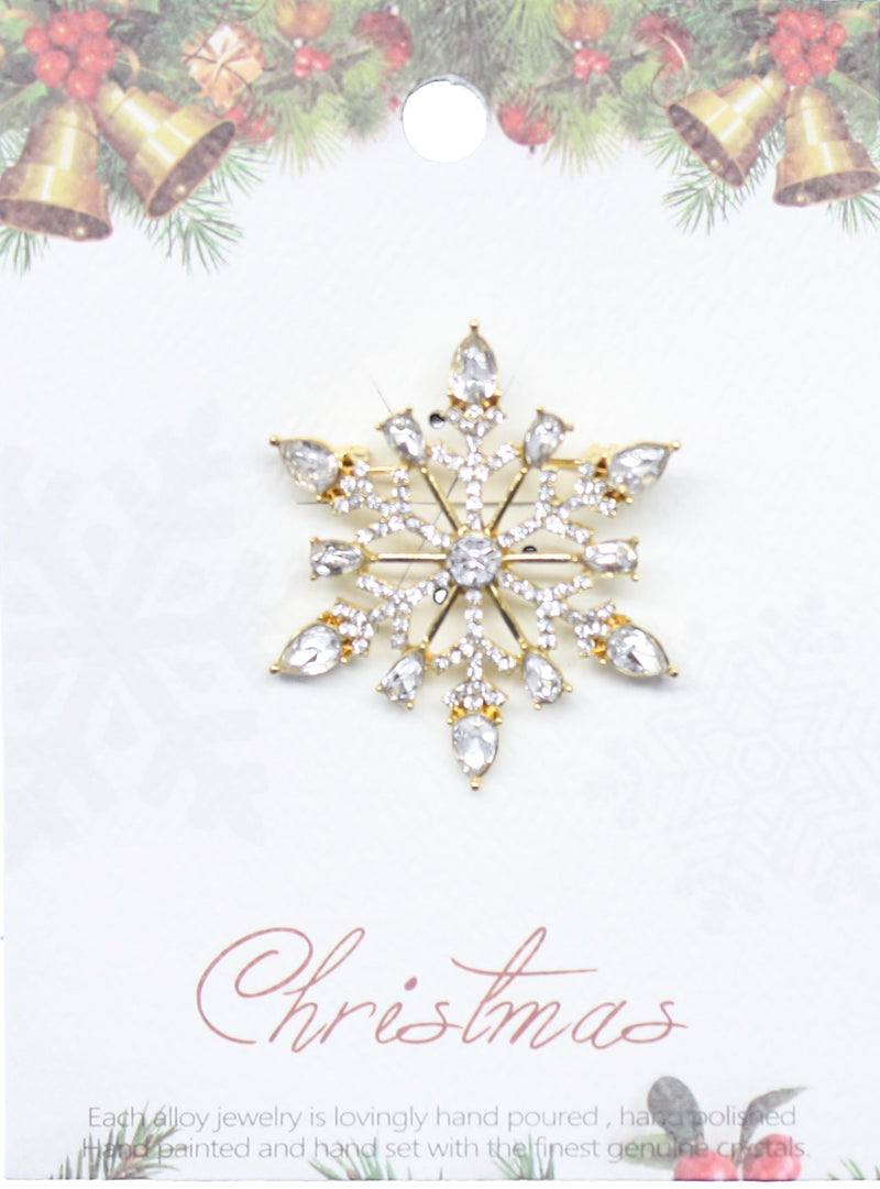 Enamel Finish Pin - Snowflake - The Country Christmas Loft