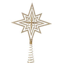 Gold Acrylic Moravian Star Tree Topper